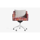 Papillonne Ofis Sandalyesi Tekerlekli-Ofis Sandalyesi-Lagu-Pembe Kenzo-Beyaz-Bej Buklet-NowShopFun