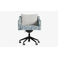 Papillonne Ofis Sandalyesi Tekerlekli-Ofis Sandalyesi-Lagu-Mavi Kenzo-Siyah-Bej Buklet-NowShopFun