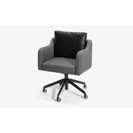 Papillonne Ofis Sandalyesi Tekerlekli-Ofis Sandalyesi-Lagu-Pembe Kenzo-Krom-Bej Buklet-NowShopFun