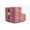 Papillonne Tekli Koltuk / Berjer-Berjer-Lagu-Bej Buklet-Pembe Kenzo-Pirinç Kaplama-NowShopFun