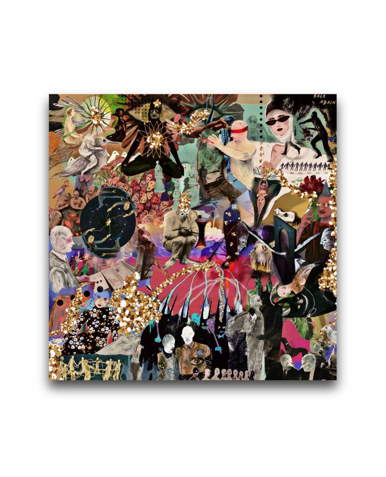 Parallels Universe Tablo, EUDOIMONIART dijital baskı sanat eseri, soyut ve metafizik çağdaş kompozisyon