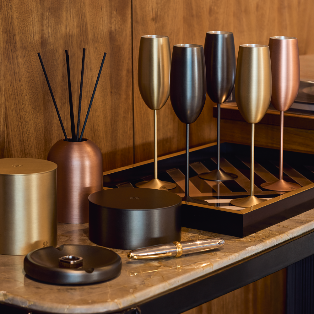 Paris Pirinç 2'li Şampanya Kadehi Seti