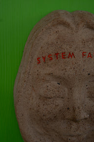 Parlak Yeşil Dopamin Dekor Seramik Duvar Panosu System Failure-Heykel-Dua Alali Art-NowShopFun