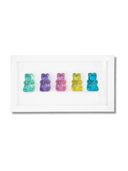 Pastel Rainbow Gummy Bears Tablo Jelibon