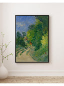 Paul Cézanne - Ormandaki Kıvrımlı Yol Fine Art Baskı
