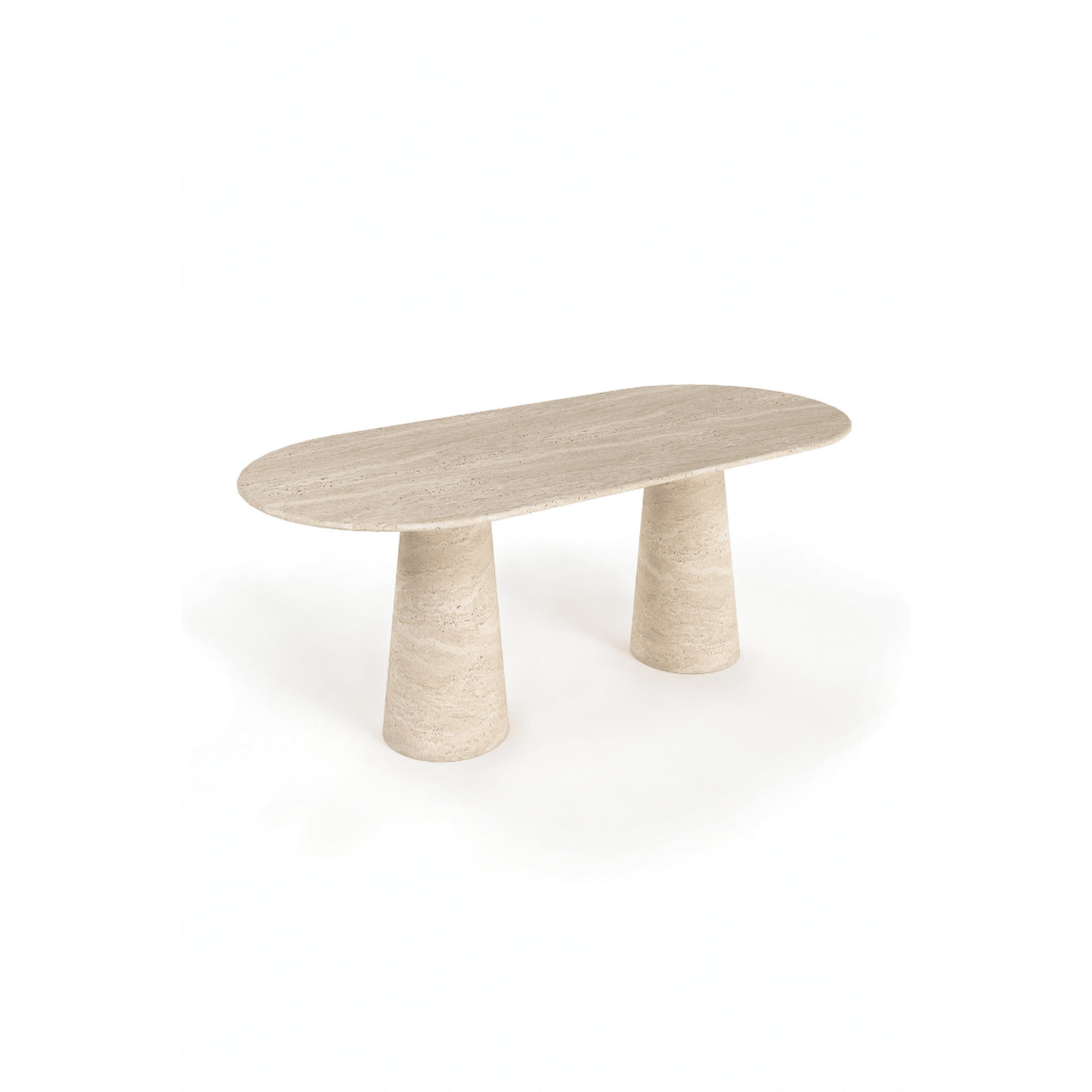 Paul-Yuvarlak Huni Ayak Yemek Masası