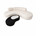 Pebble Mermerli Puf/Sehpa