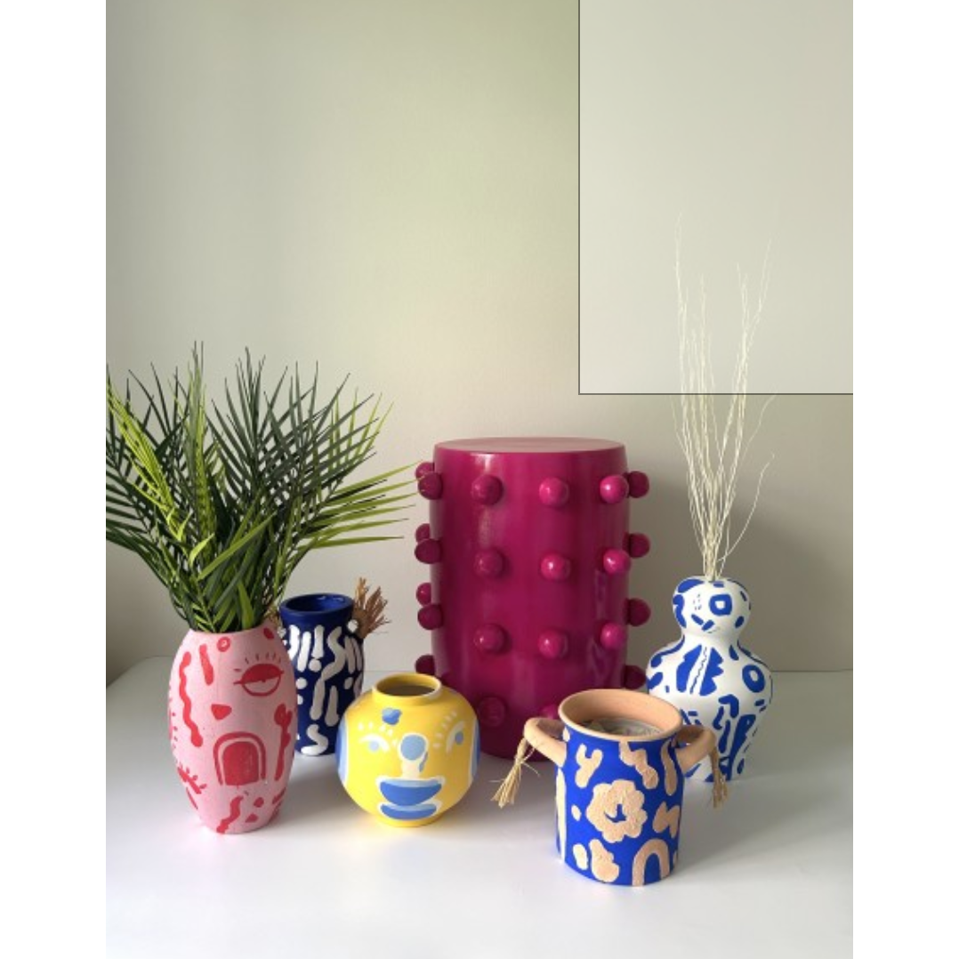 Pembe Rui Seramik Vazo