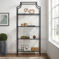 Pero Metal Kitaplık Vitrin-Vitrin-Modabilya-Beyaz-NowShopFun