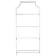 Pero Metal Kitaplık Vitrin-Vitrin-Modabilya-Beyaz-NowShopFun