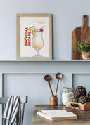 Piña Colada Kokteyl Posteri