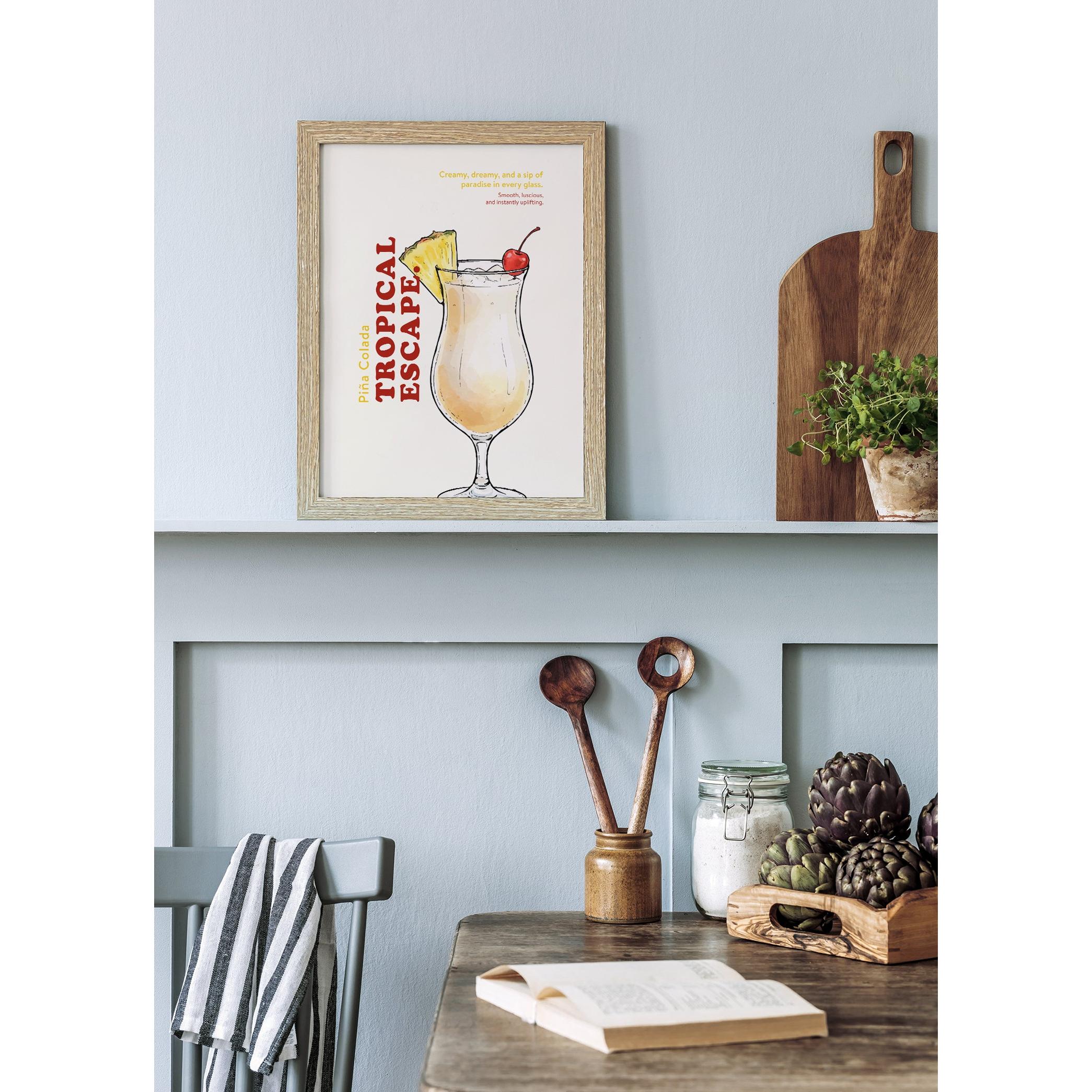 Piña Colada Kokteyl Posteri