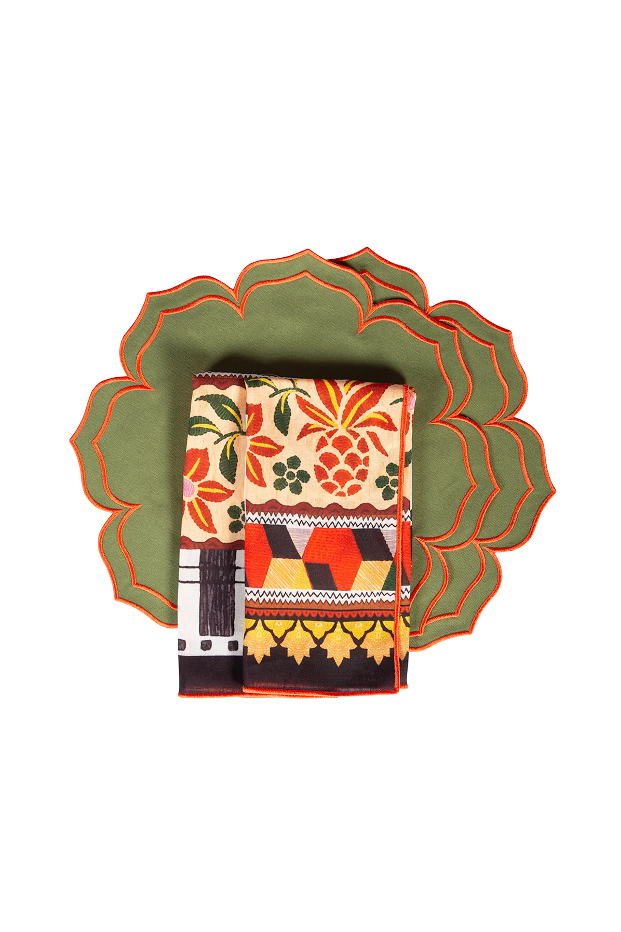 Pine & Line Kumaş Peçete (4'lü Set)
