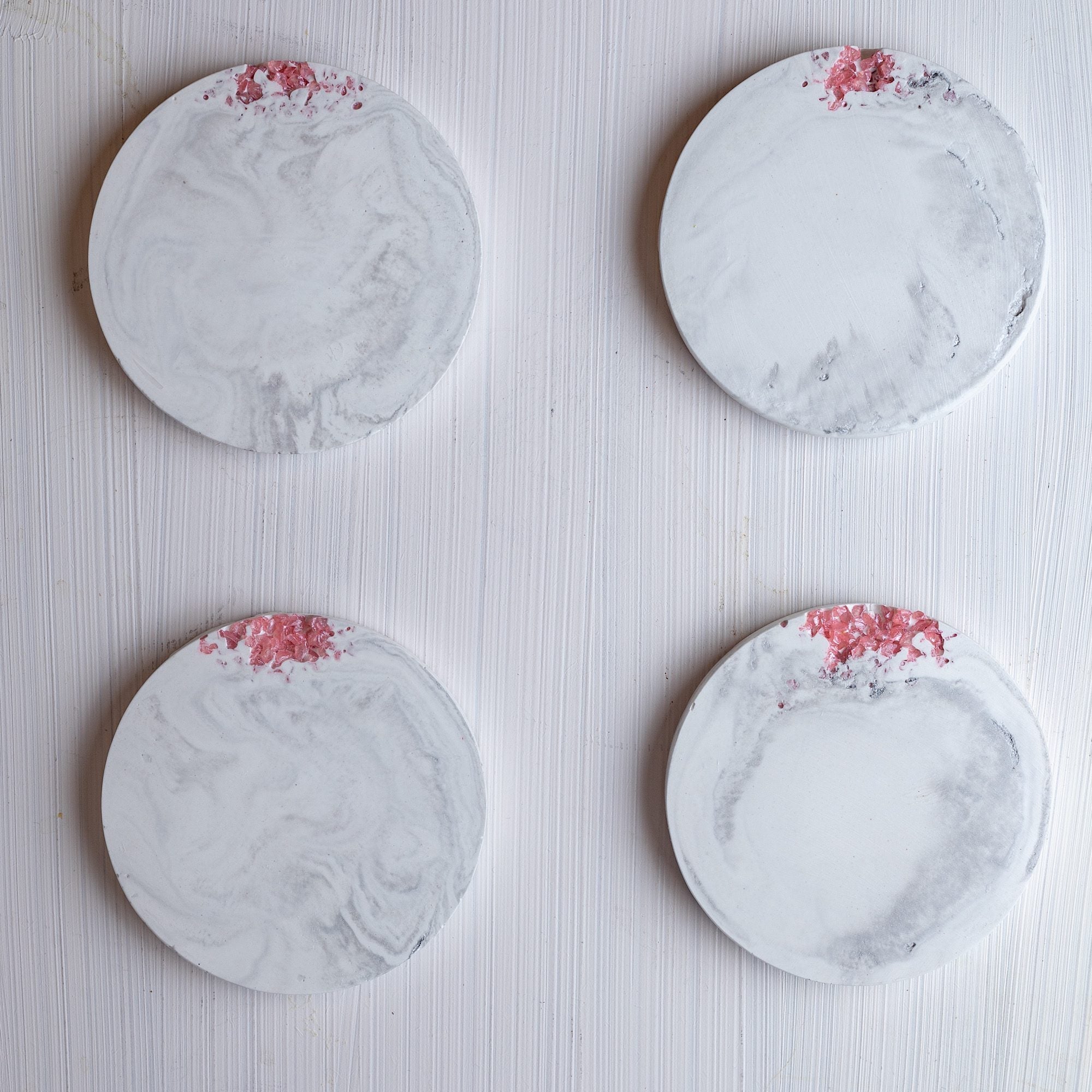 Pink Blush Bardak Altlıkları