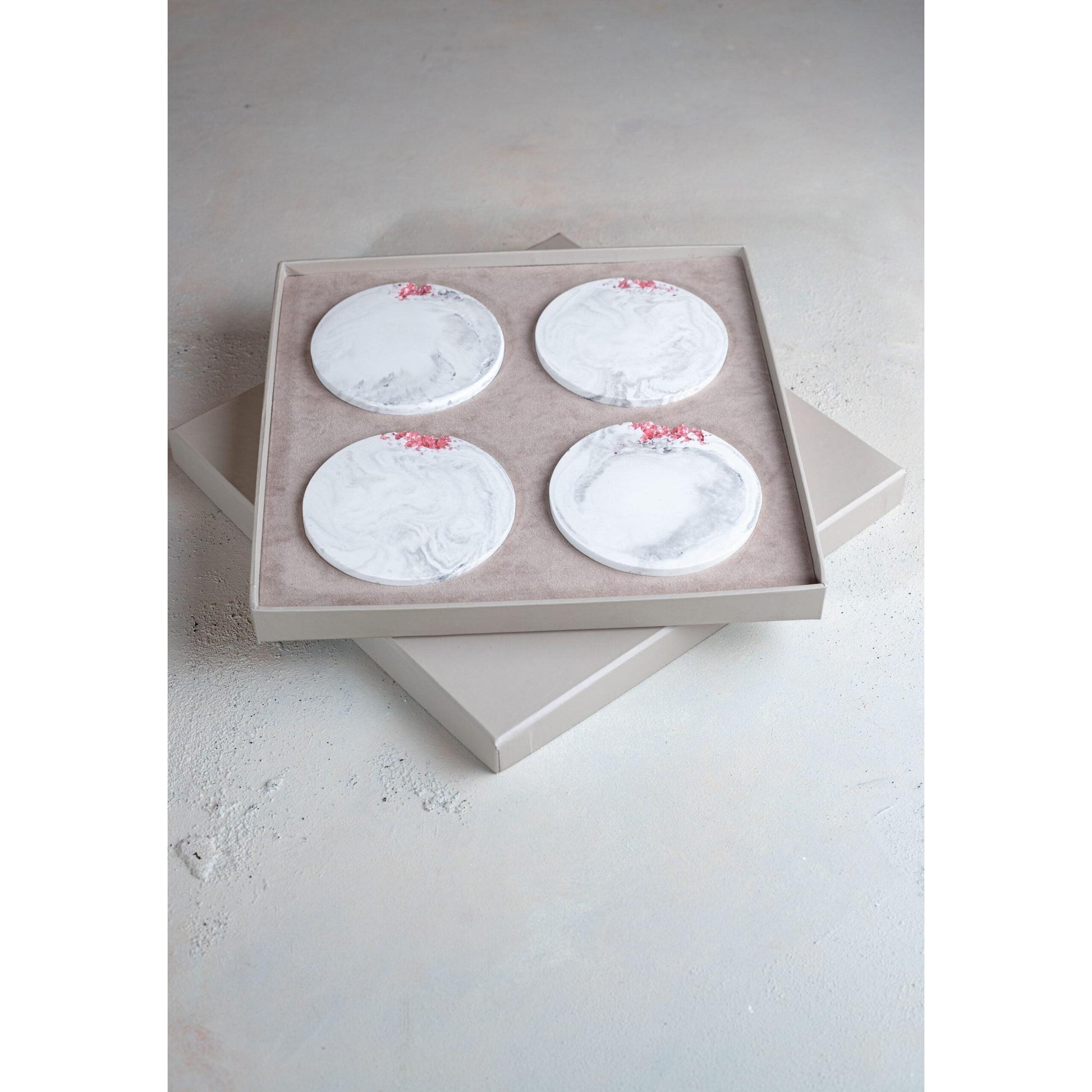 Pink Blush Bardak Altlıkları