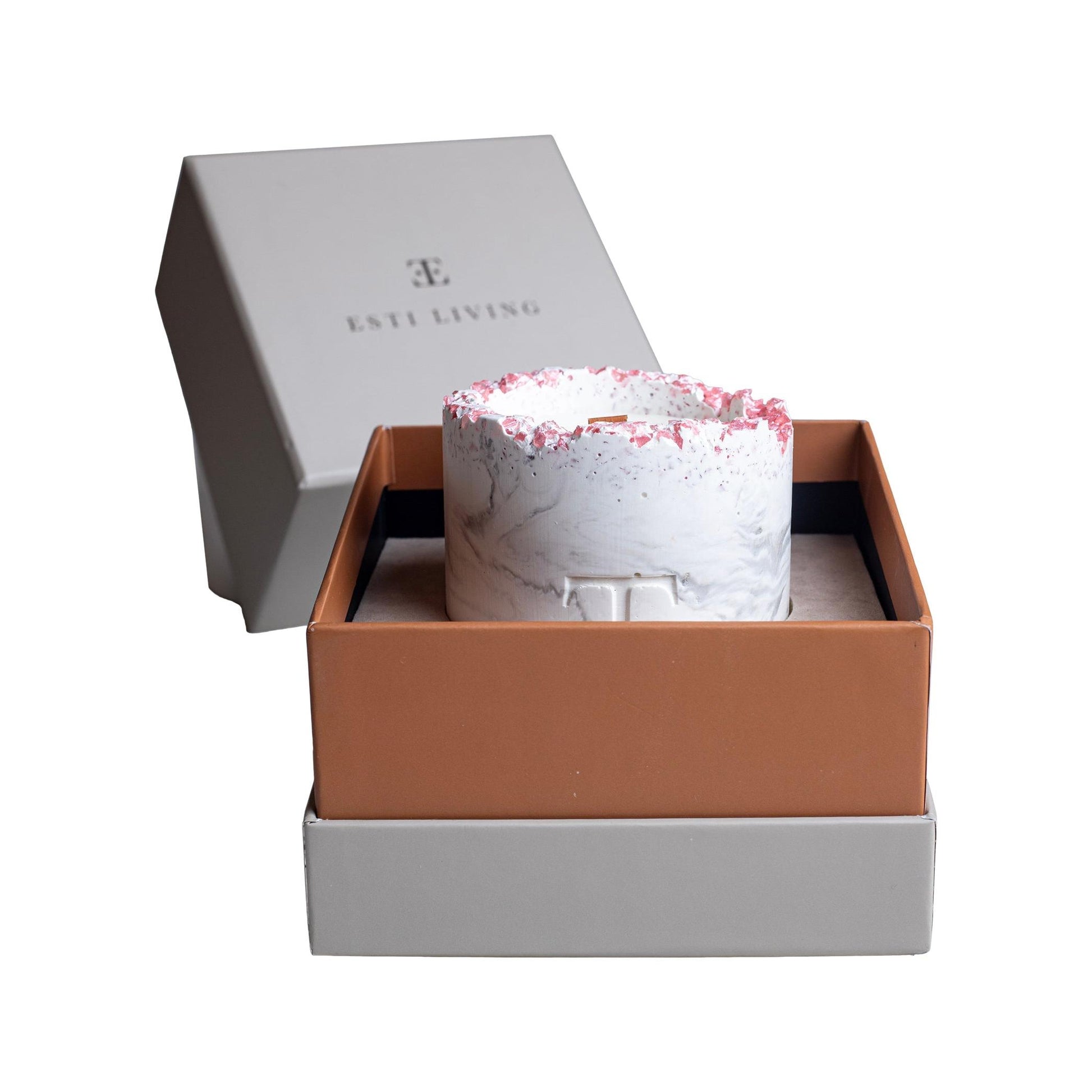 Pink Blush Taşlı - Küçük Mum (150 G)