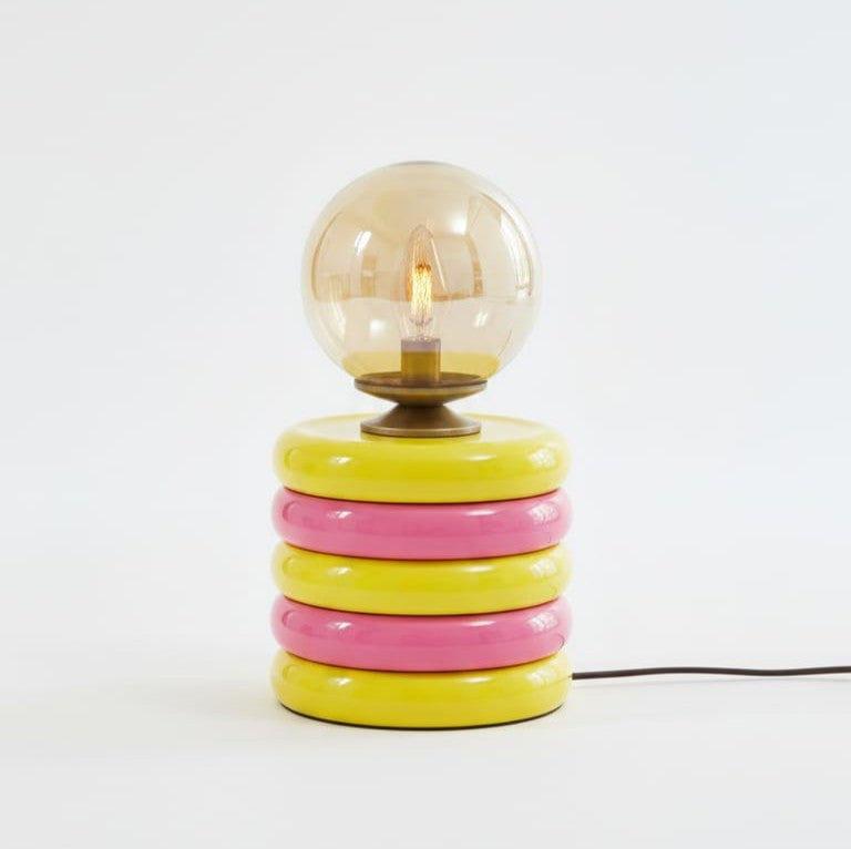 Pink & Yellow Masa Lambası - Lumos Series