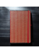 Pinstripe Cubic Deri Defter