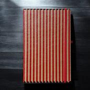 Pinstripe Cubic Deri Defter
