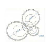 Plafonia Modern Led Avize-Plafonyer-Voxlamp-Siyah-3000 Kelvin-NowShopFun
