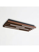 Plafonyer Ahşap Led Avize 60 X 25 Cm