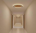 Plafonyer Led Avize Ahşap 40 Cm