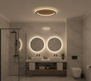 Plafonyer Led Avize Ahşap 40 Cm