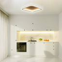Plafonyer Led Avize Ahşap 60x60 Cm