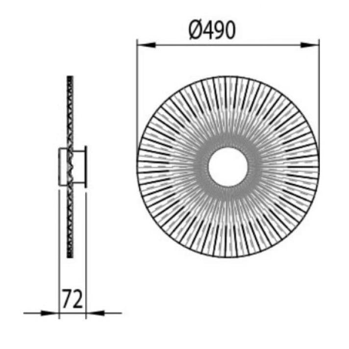 Plie Natural Gold Büyük Apli̇k