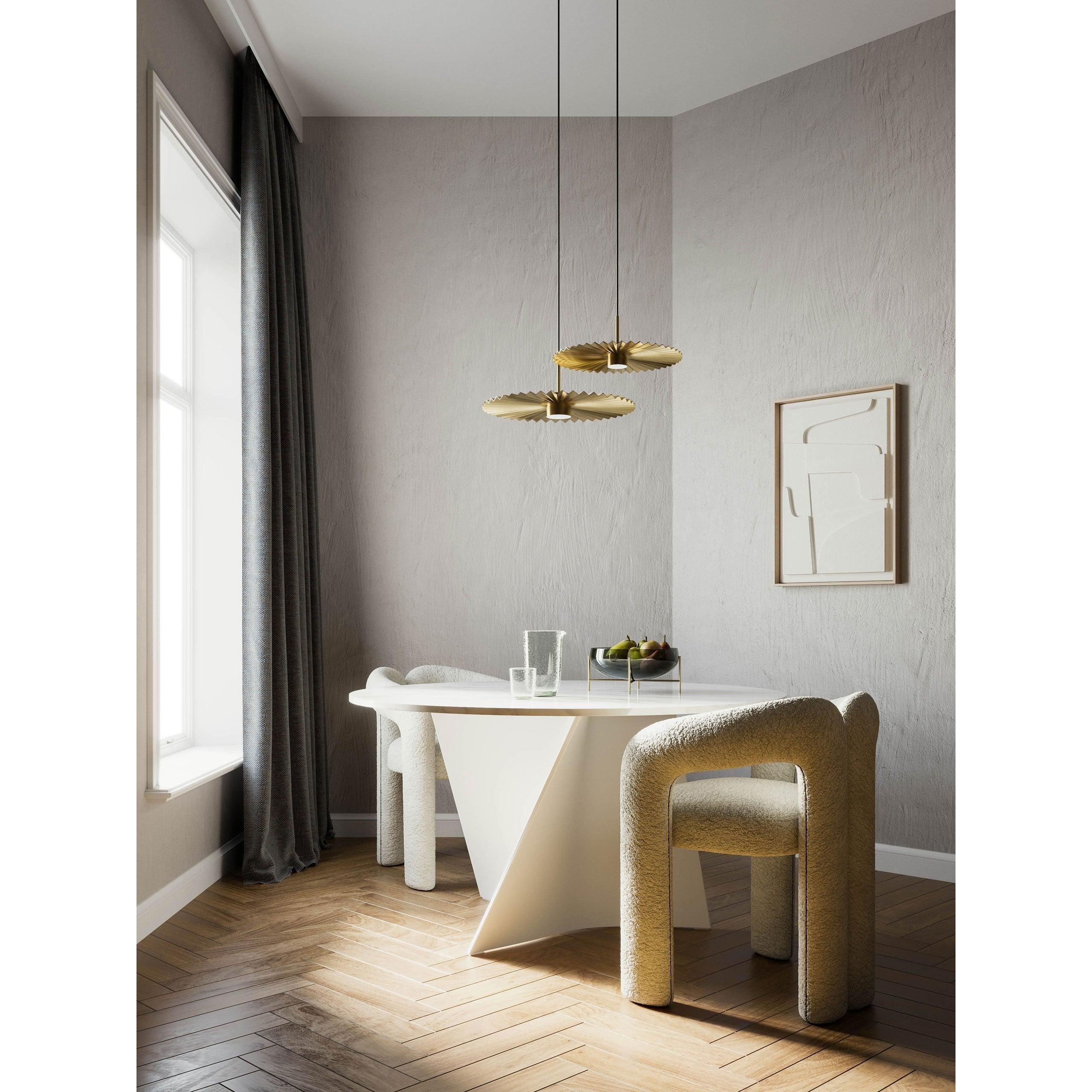 Plie Natural Gold Sarkıt Avize