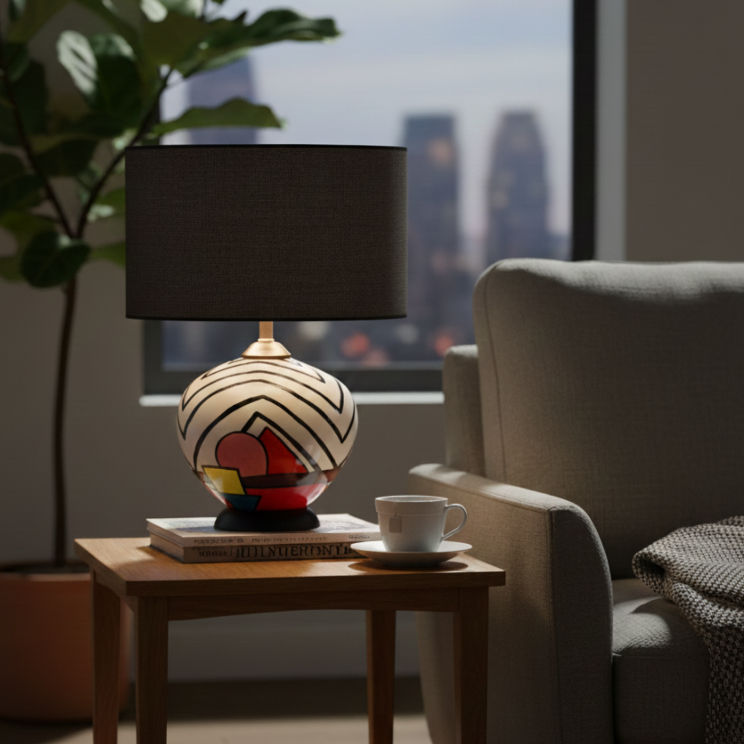 Pop Mation Seramik Abajur