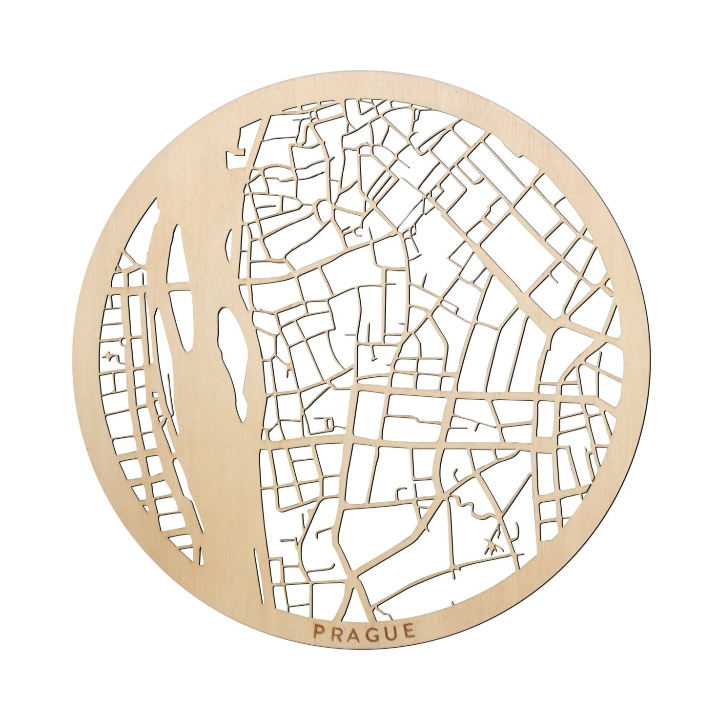 Prague Ahşap Şehir Haritası