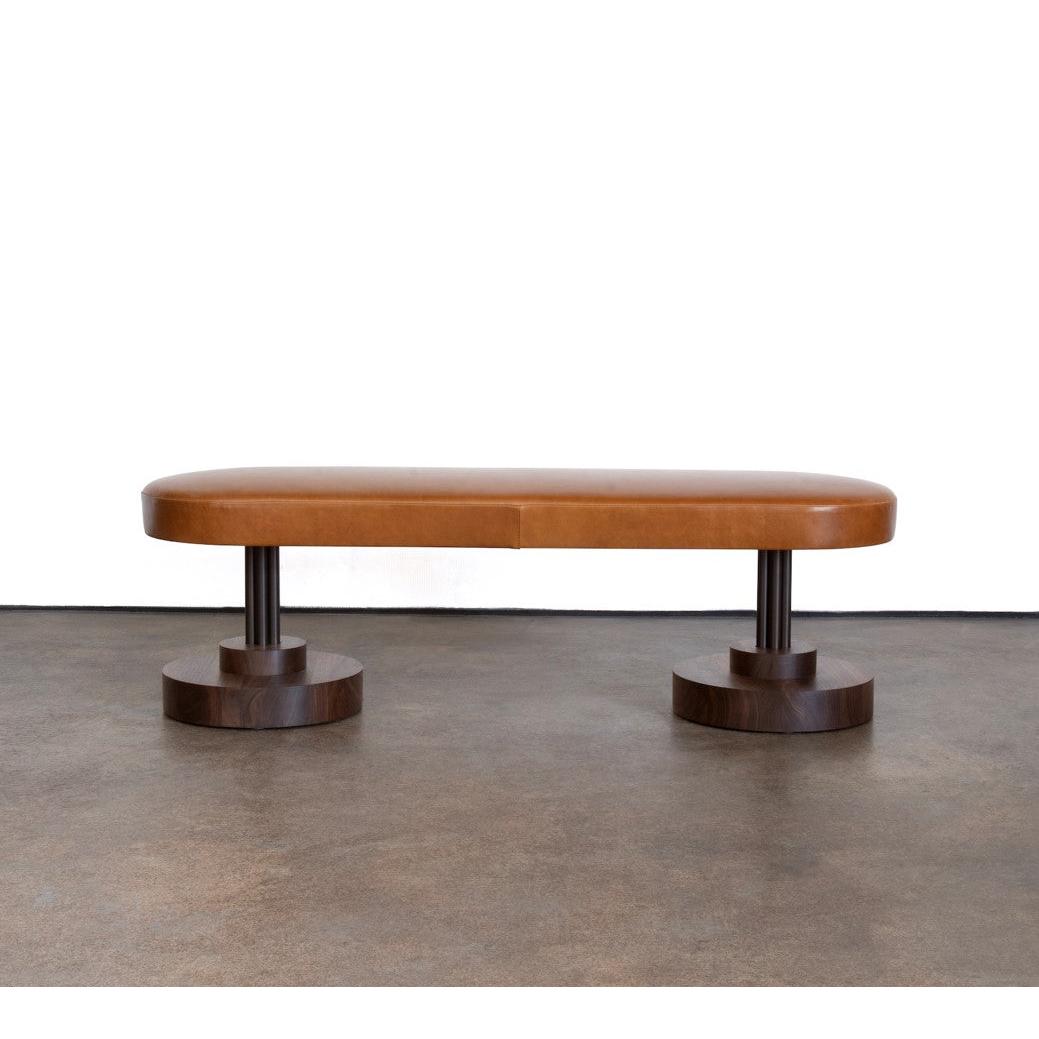 Prama Gerçek Deri Bench