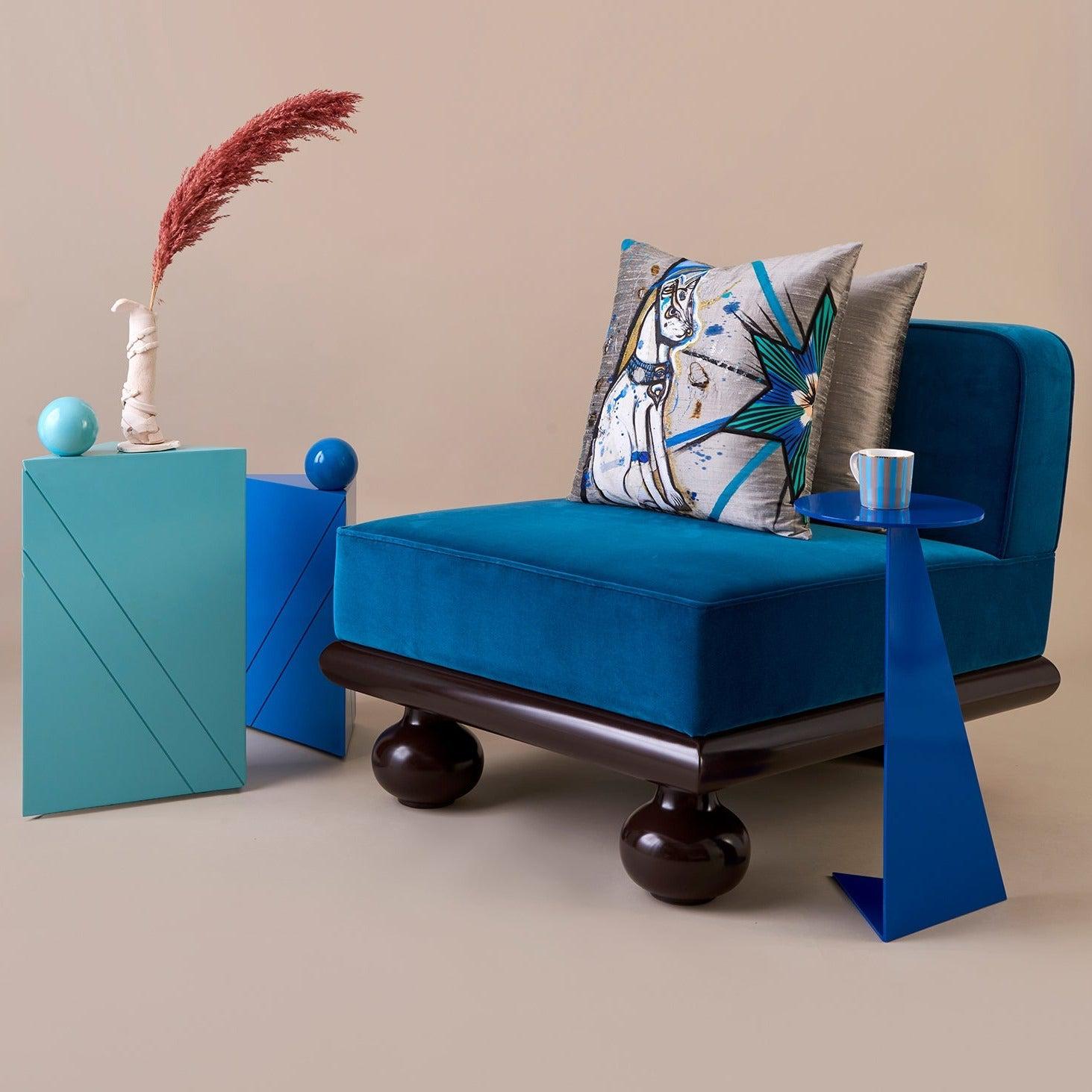 Prizma Metal Yan Sehpa