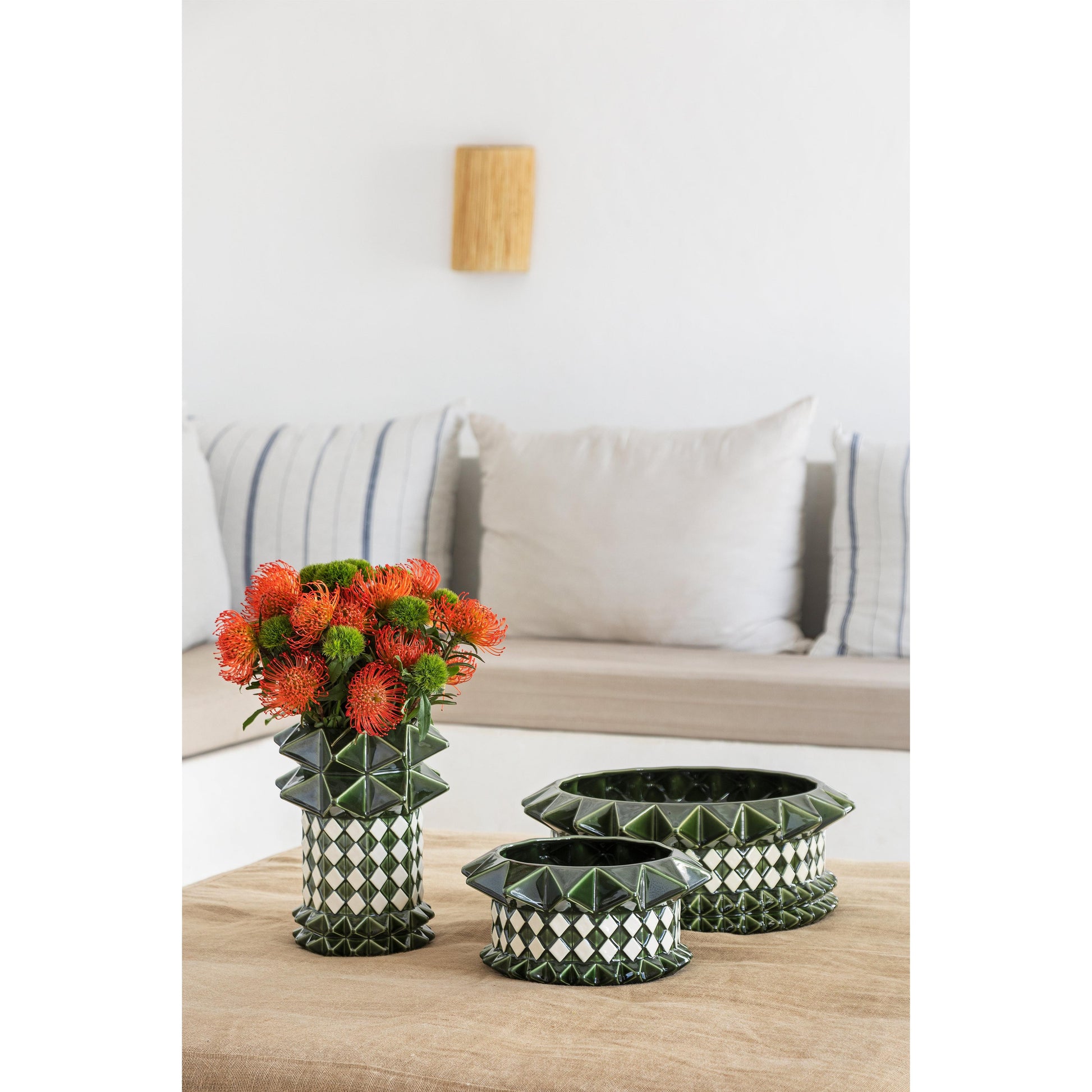 Punk Büyük Seramik Vazo