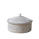 Kapaklı Yuvarlak Rattan Fırın Kabı