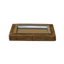 Rattan Dikdörtgen Anahtarlık Tabağı