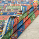 Rabat Geometrik Desenli Fas Halı Kilim 205X344 Cm