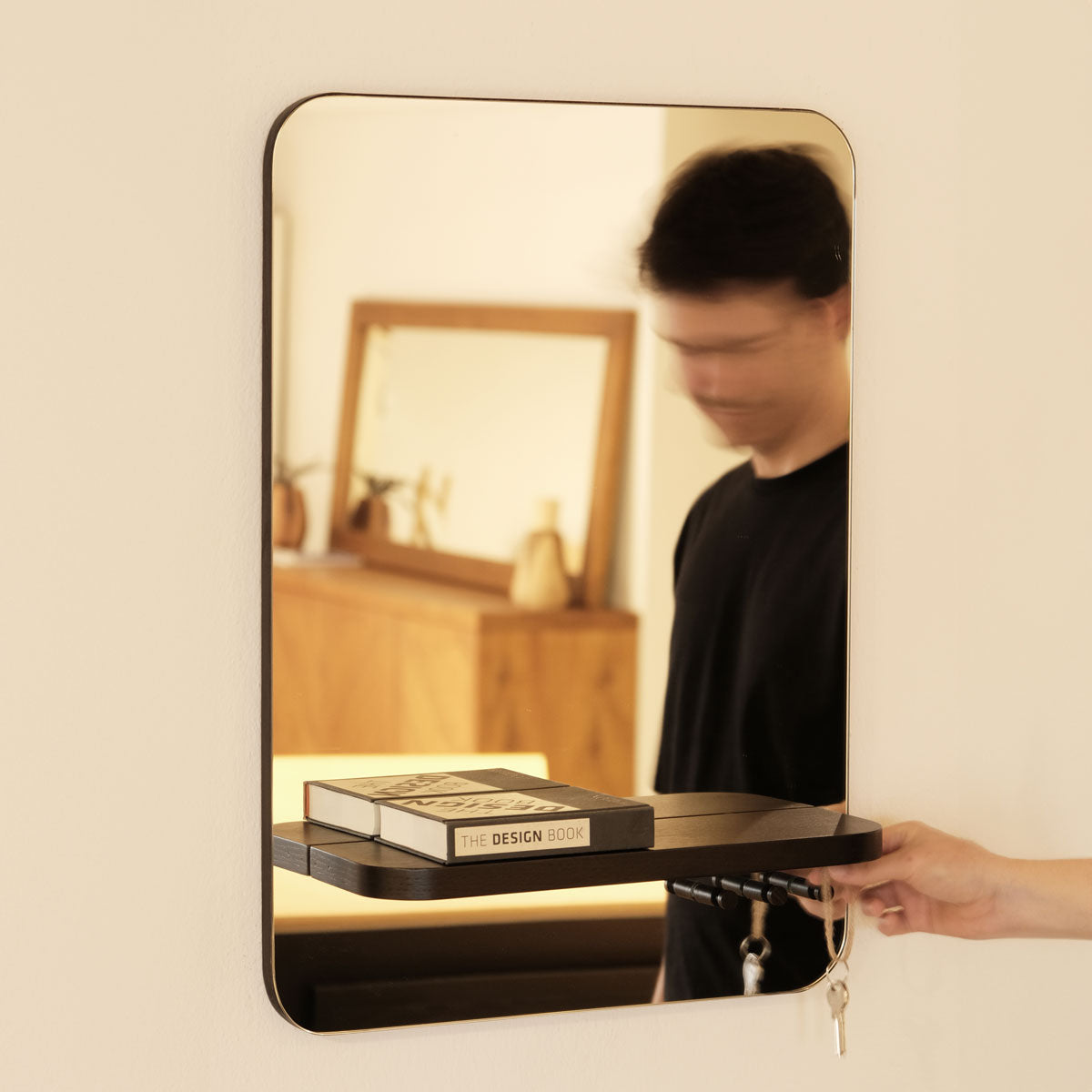 Raflı Ayna - Dikdörtgen