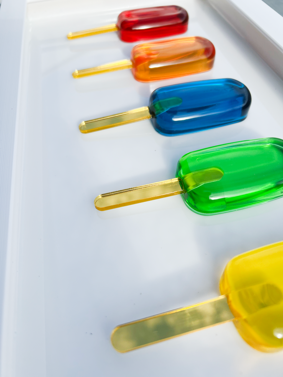 Rainbow Popsicles Tablo