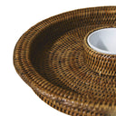 Rattan Atıştırmalık Tepsi
