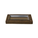 Rattan Dikdörtgen Anahtarlık Tabağı