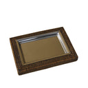 Rattan Dikdörtgen Anahtarlık Tabağı