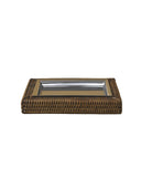 Rattan Dikdörtgen Anahtarlık Tabağı
