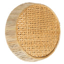 Rattan Natural Yuvarlak Aplik