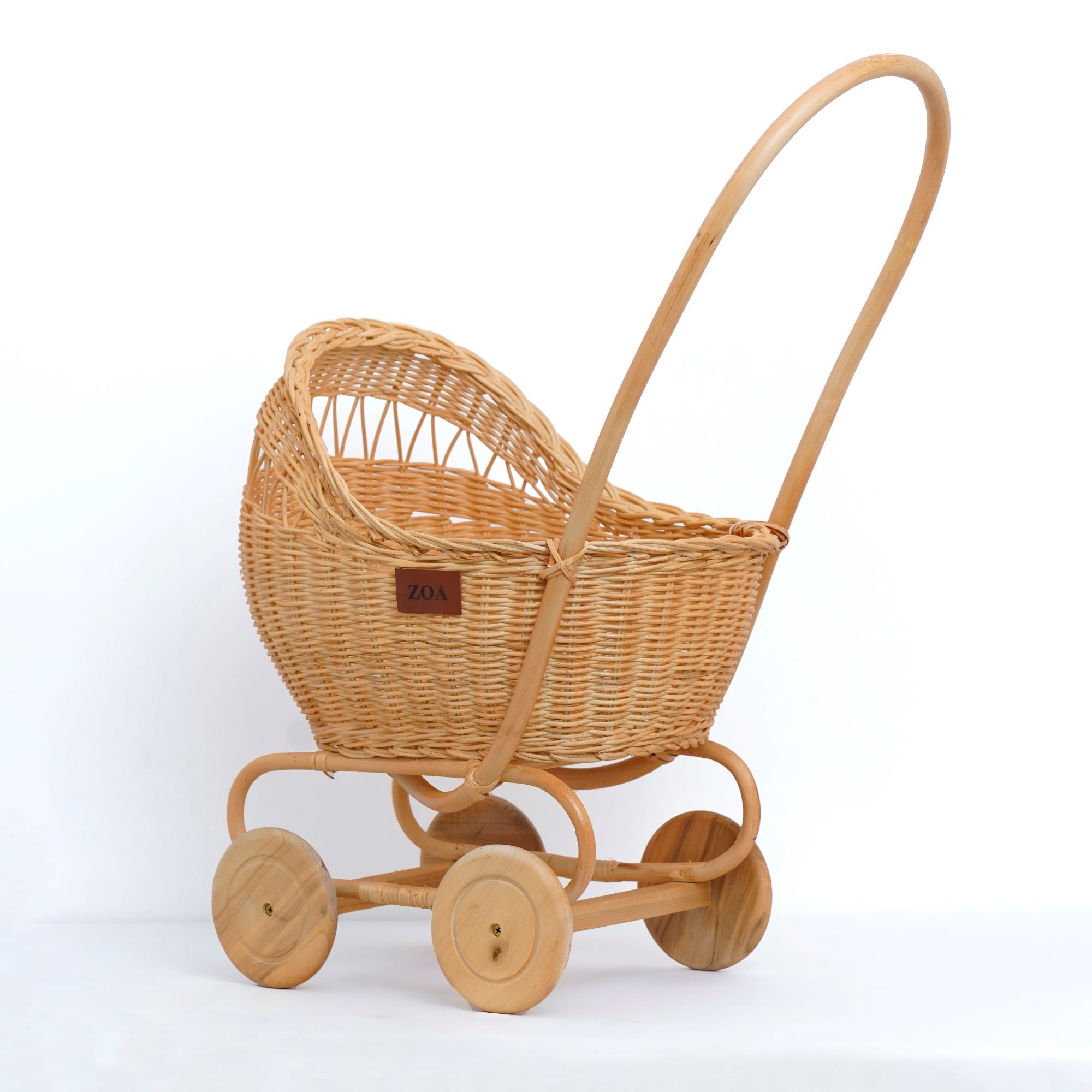 Rattan Oyuncak Bebek Arabası