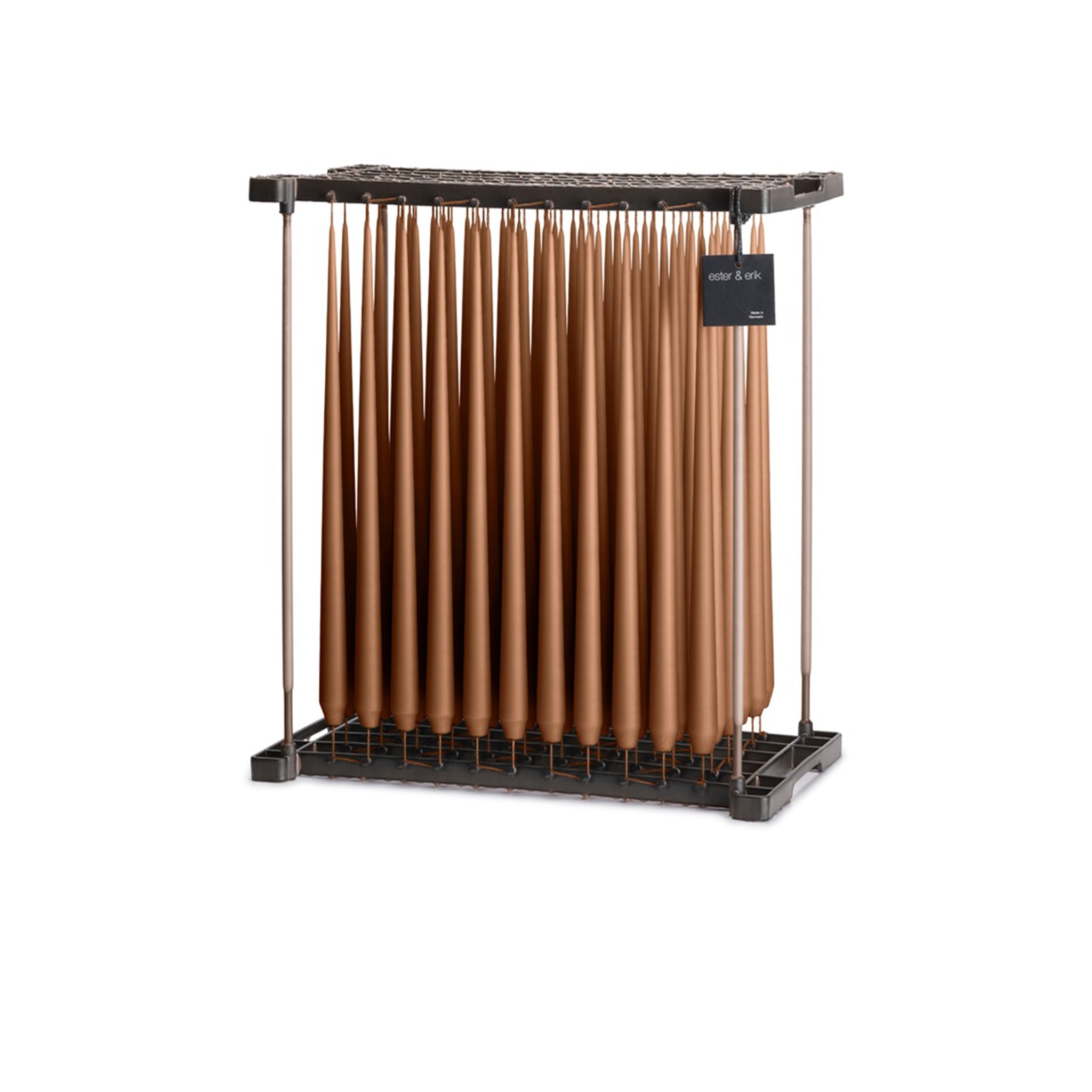 Raw Toffee Kokusuz 2'Li Uzun Konik Mum 42 Cm