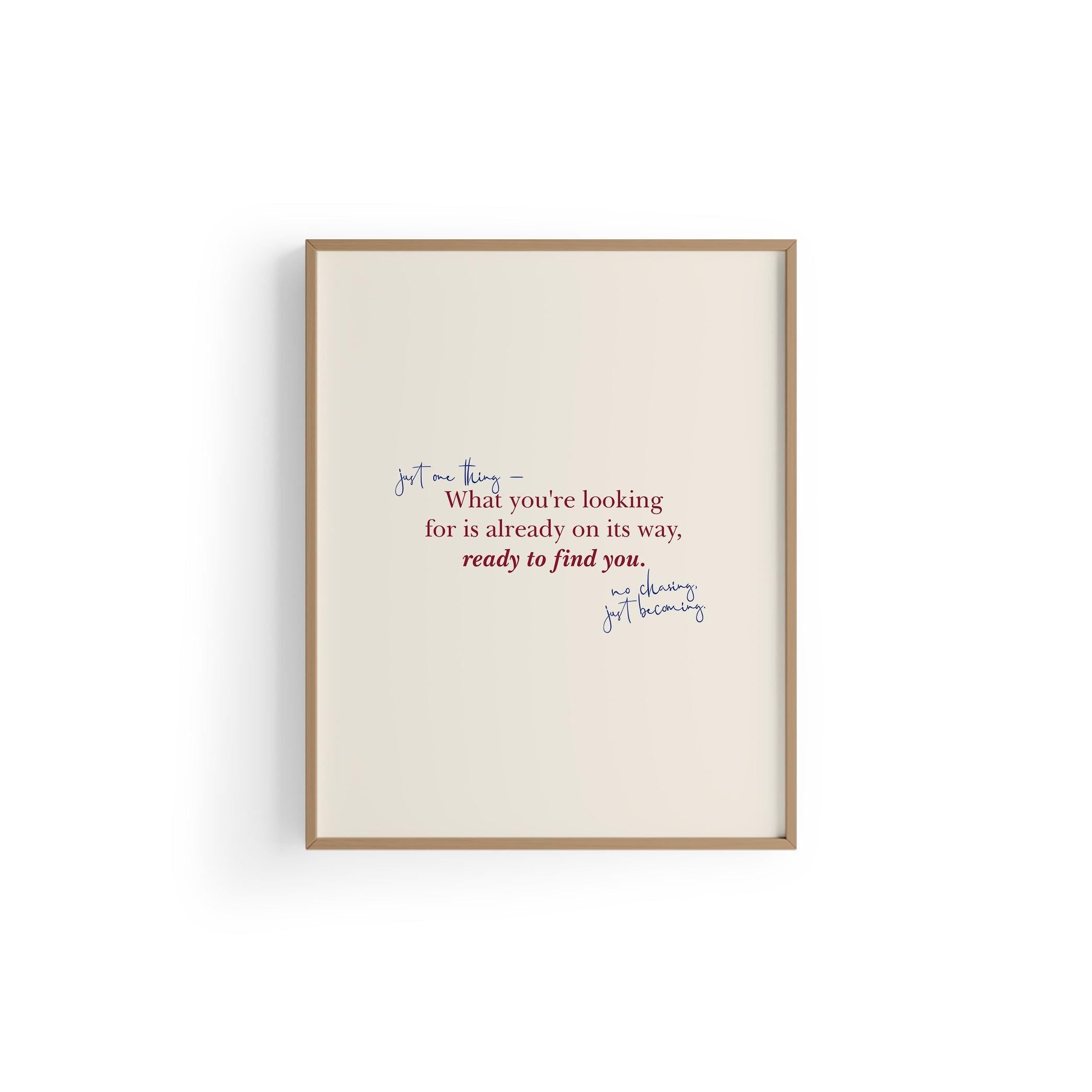 Ready To Find You | Tipografi Posteri