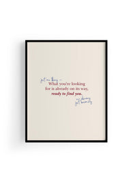 Ready To Find You | Tipografi Posteri-Poster-ODA.products-30x40-Siyah-NowShopFun