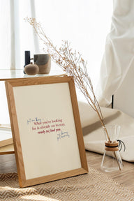 Ready To Find You | Tipografi Posteri-Poster-ODA.products-30x40-Siyah-NowShopFun